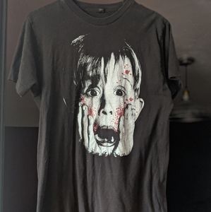 Macaulay culkin splatter face shirt